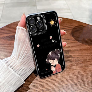 Funda Protectora para Teléfono Móvil con Estampado de Chica de los Deseos, a Prueba de Golpes, de TPU, para <span class=keywords><strong>iPhone</strong></span> X, Xr, Xs, 11, <span class=keywords><strong>12</strong></span>, 13, 14, 15, 16, 17, Pro, Max, Air - Product Image 2