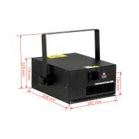 Projecteur laser de mariage 10w Rgb Laser professionnel romantique