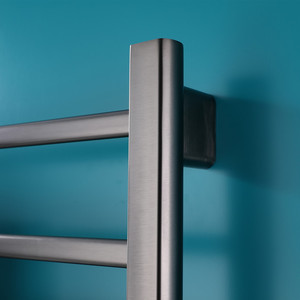 Sèche-serviettes électrique SUS304 avec minuterie, finition brossée, support <span class=keywords><strong>chauffant</strong></span> pour serviettes de salle de bain, <span class=keywords><strong>prix</strong></span> abordable, <span class=keywords><strong>porte</strong></span>-serviettes d'hôtel - Product Image 5