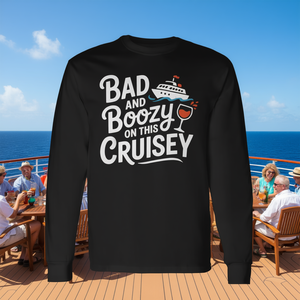 Bad And Boozy sur ce t-shirt à manches longues Cruisey - Product Image 3