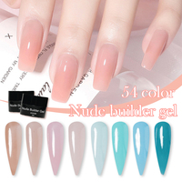 ICE NOVA Nude Color Builder Vernis à ongles Gel dur 1kg Soak Off Odm Oem Matières premières en vrac Gel longue durée Vernis à ongles
