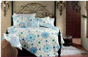 Offre Spéciale 70gsm fabrication Conception Impression Couvre-lit Floral Personnalisé Presse Chaude Bouti - Product Image 4