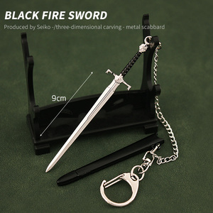 Portachiavi in Lega <span class=keywords><strong>di</strong></span> Zinco da 9CM, Miniatura della Spada Longclaw <span class=keywords><strong>di</strong></span> <span class=keywords><strong>Game</strong></span> <span class=keywords><strong>of</strong></span> <span class=keywords><strong>Thrones</strong></span>, Giocattolo Portachiavi, Figurina in Miniatura - Product Image 3
