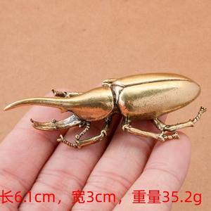 Figurines miniatures de coléoptères en <span class=keywords><strong>bronze</strong></span> antique, petites décorations de bureau, insectes vintage en cuivre, figurines de thé, ornements et accessoires de décoration intérieure - Product Image 5