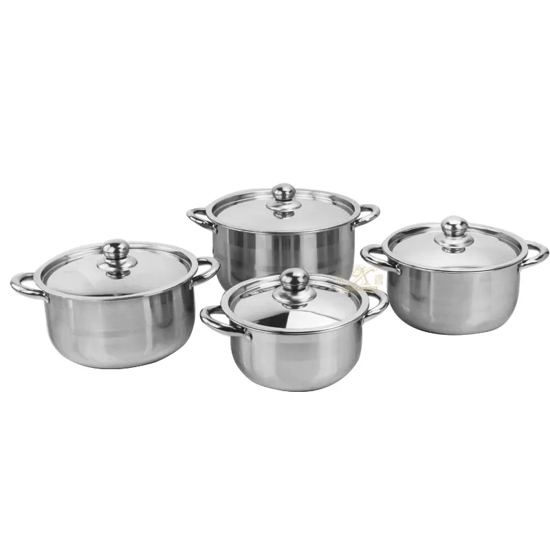 Hot Sale Products Kitchen Ware Products Stainless Steel Cooking Pot Set
