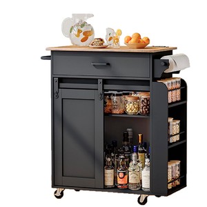 Cross-border multifunctional kitchen island, home-use simple large-capacity <b>sideboard</b>, movable high-end delivery cart - Product Image 5