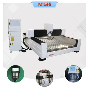 MISHI 3 축 1325 돌 cnc 라우터 8x4 3d cnc 돌 조각 기계 조각 화강암 대리석 사암 옥