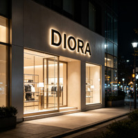 Enseigne lumineuse LED 3D personnalisée, lettres en relief rétroéclairées, signalétique électronique en métal 3D pour extérieur, enseigne de magasin