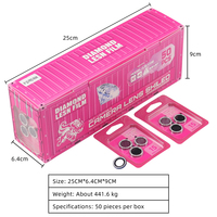Protection d'Objectif de Caméra Strass en Verre Trempé sur Mesure d'Usine pour iPhone 11 12 13 14 15 16 Pro Max Plus
