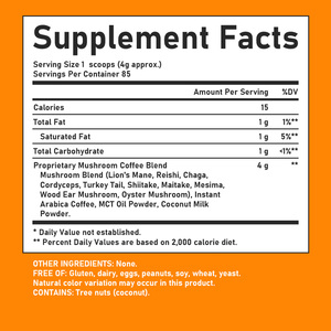 Hot Sale Mushroom Coffee Add Milk Boosts Energy and Reduces Supports Immunity and Invigorating Increased Balanced Intestinal - Product Image 2