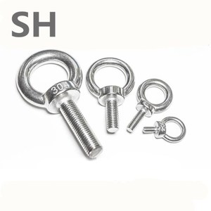 Vis à œil Shuanghan en acier inoxydable 304 M3 M4 M5 M6 M8 M10 M12 M16 M20 M24 Grade A Classe 10.9 12.9 à tête ronde - Product Image 1