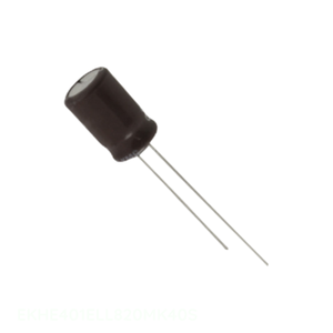 ตัวเก็บประจุแบบมีรูผ่านรูสำหรับช่อง EKHE401ELL820MK40S สารส้ม82 uF 20% 400V - Product Image 1