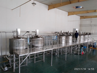 Volledig geautomatiseerde ambachtelijke bierbrouwerij productielijn van SUS304 roestvrij staal, 100L, 500L, 1000L, 5000L, 10000L