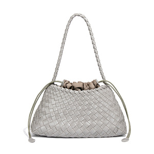 Bolso de Mano Minimalista Tejido para Mujer, Bolso de Moda para Llevar Bajo el Brazo - Product Image 2