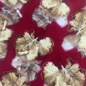 Nuova alta qualità 4 vie tessuto in poliestere elasticizzato stampa digitale copertura in tessuto con oro per le donne abbigliamento estivo - Product Image 3