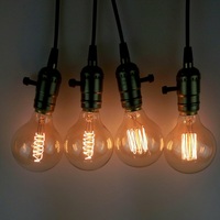 Chine fabricant populaire 220V E27 40W 60W rétro Type Edison ampoule chaîne ampoules G80 Vintage verre ampoule lampe