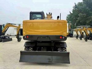 Excavatrice sur roues XE105WG 10 tonnes, pelle hydraulique mobile, vitesse élevée 30 km/h, moteur Yuchai fiable, machine de construction prête à l'emploi - Product Image 6