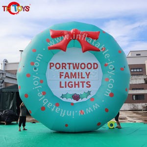 พวงมาลาดอกไม้ลายการ์ตูนเป่าลมสำหรับตกแต่งเทศกาลคริสต์มาสขนาด7เมตรสำหรับอายุ5-7ปี - Product Image 4