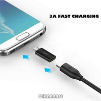 Adaptateur USB C 3.1 OTG convertisseur type c femelle vers Micro usb 3.0 mâle