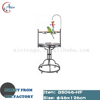 Cage à oiseaux et animaux extra-large 6x5 en fer forgé thermolaqué, écologique, avec accessoires d'élevage, support suspendu pliable, vente en gros