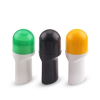 Bouteilles cylindriques roll-on personnalisées de 75 ml pour huiles essentielles et parfums, contenants de déodorant colorés avec emballage unique