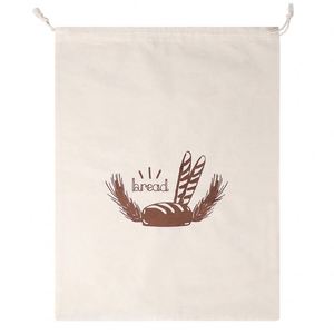 Bolsas de Almacenamiento de Pan Ecológicas Personalizables, Tamaño Grande y Mediano, Reutilizables, Reciclables, de Algodón y Lino, con Impresión de Logotipo Personalizado - Product Image 1