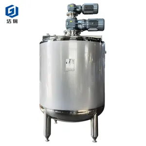 2000l chemical mixing tank with stirrer industrial magnetic liquid soap mixer double jacketed mixing tank