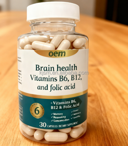 Kapsul kesehatan otak vitamin B6, B12, asam folat, bermanfaat untuk kemampuan kognitif memori, fokus, dan labirin. - Product Image 5