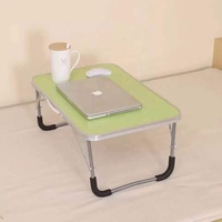 Table portable pliable en alliage d'aluminium pour lit, étudiants universitaires, dortoir, personnes paresseuses, table portable pour ordinateur portable