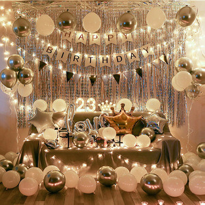 Set de Decoración con Globos de Cumpleaños, Kit de Globos Desechables de Lujo para Bebés, Niños y Niñas - Product Image 1