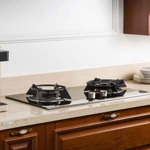 OPPEIN ब्रुनेई प्लास्टिक सेट शाही लकड़ी के पैनल पूर्वनिर्मित रसोई मंत्रिमंडलों - Product Image 2