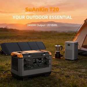 Générateur solaire portable 2400W, station d'alimentation 2048Wh, prise EU, alimentation de secours à domicile, alimentation d'urgence en extérieur - Product Image 6