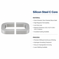 Noyau en acier au silicium de type CD pour transformateur d'isolation de puissance de servomoteur, disponible en OEM