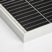 Panneaux solaires monocristallins en verre 18V/12V 60W-300W entièrement noirs demi-cellules haute efficacité pour montage sur toit