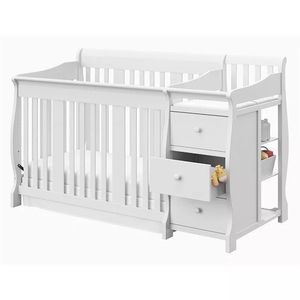 <span class=keywords><strong>Lit</strong></span> et berceau pour bébé en bois massif, design moderne, style européen, pour hôtel et école, meubles de chambre d'enfant - Product Image 4