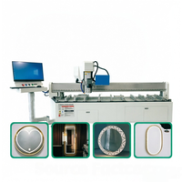 Machine de sablage au laser à fibre pour le verre, équipement de gravure laser CNC intelligent pour miroirs