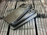 Coque de téléphone élégante et de haute qualité en argent pour iPhone 17 16 15 14 13 12 11, coque en verre électroplaqué argent pour iPhone 17 Pro Max