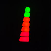 Barra de Visualización LED de 7 Segmentos Bicolor Rojo Verde, Alto Contraste, para Indicador Visual de Estado de Medidor Industrial