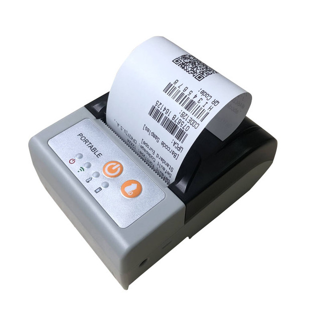 2 Inch 58mm Mini Portable Printer Wireless With Auto Cutter TPC201 Thermal Receipt