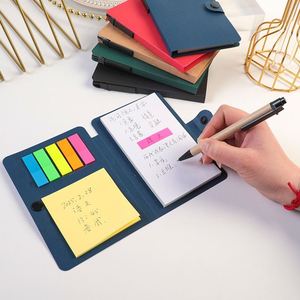 Juego de Papelería de Oficina Personalizado al por Mayor, Bloc de Notas Adhesivas de Papel Kraft, Blocs de Notas de Colores con Separadores - Product Image 2