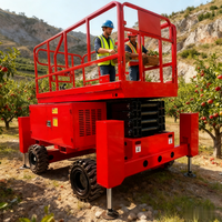 Chariot à rails motorisé autopropulsé 3m 4m 200kg à haute capacité de charge pour serre, élévateur à ciseaux