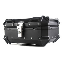 Boîtes arrière de moto en aluminium étanches, marque OEM, différentes tailles 25L/32L/45L/55L/65L/80L, garantie 3 mois, bagages latéraux