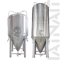 Équipement de brassage de bière opaque de 5000 L avec pompe, cuve sous pression et moteur - Haute productivité