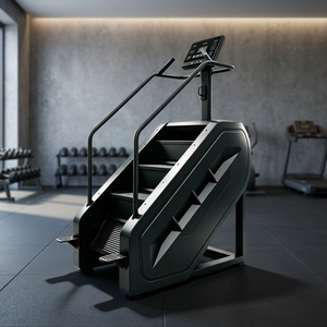 Adjustable Speed Black <b>Stair</b> <b>Stepper</b> Luxury Design Workout Machine For Villa Home Corporate Gym - Product Image 2