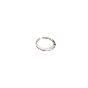 Yinruitai S925 Sterling Silver Plain Band <b>Open</b> <b>Ring</b> For Women Platinum Color Everyday Wear Index Finger Jewelry - Product Image 5