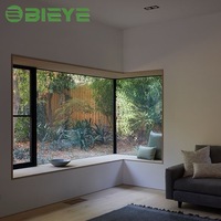 Ventana Moderna de Aluminio Insonorizada para Residencias con Vidrio Templado, Apertura Exterior, Diseño para Cocina, Certificación Energy Star
