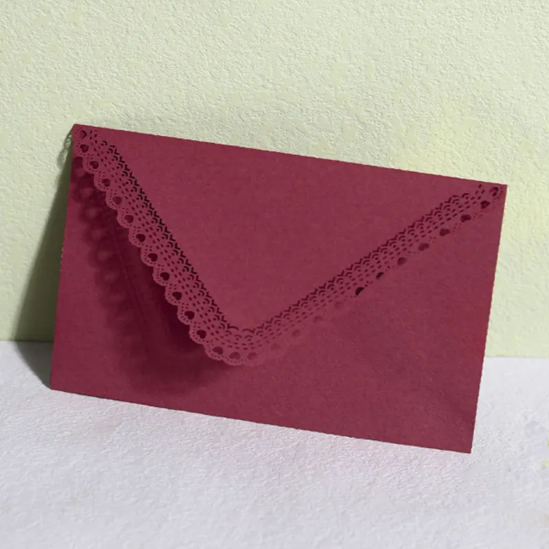 Envelopes de envelope personalizados, envelopes coloridos de papel de casamento simples