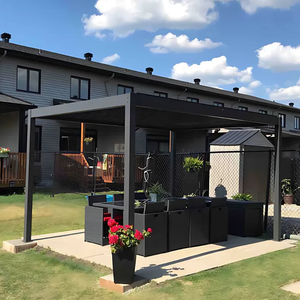 Shengjie - Persiennes et lames <span class=keywords><strong>de</strong></span> pergola en alliage d'aluminium pour extérieur, sur mesure, avec cadre <span class=keywords><strong>de</strong></span> persiennes en aluminium - Product Image 2