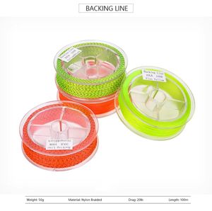 Ligne de pêche à la mouche <span class=keywords><strong>pour</strong></span> <span class=keywords><strong>truite</strong></span> d'eau douce, ligne de flottaison, double couleur, tressée, 30LB, matériau PET, ligne de pêche en rivière, lac, 50m de longueur - Product Image 4