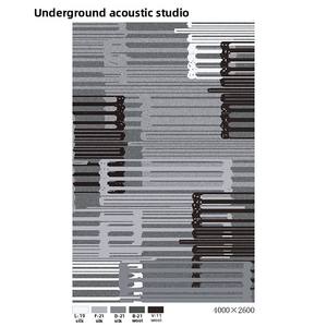 Moquette insonorisante à motif personnalisé pour salle de théâtre, diffusion en direct, avec caractéristiques d'absorption acoustique et d'absorption des chocs - Product Image 5